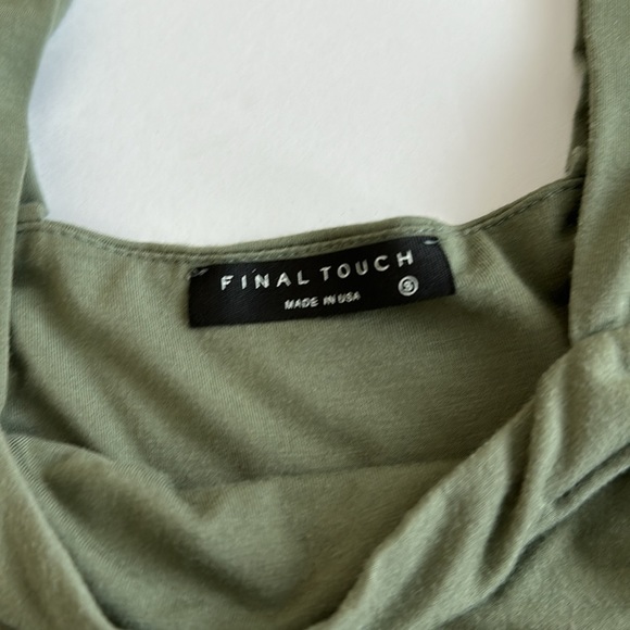 2 Final Touch Crop Tops with Side Knot Sz SM - Picture 9 of 9